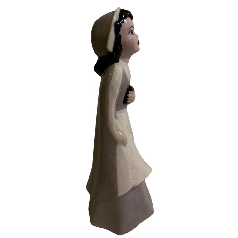 Vintage Ceramic Nun Figurine 8" Tall Religious Catholic Decor - Picture 5 of 6